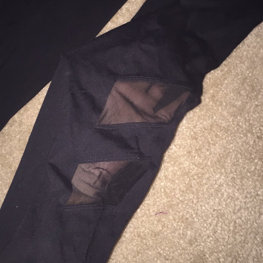 SOLD Pink “Ultimate” Mesh Leggings
